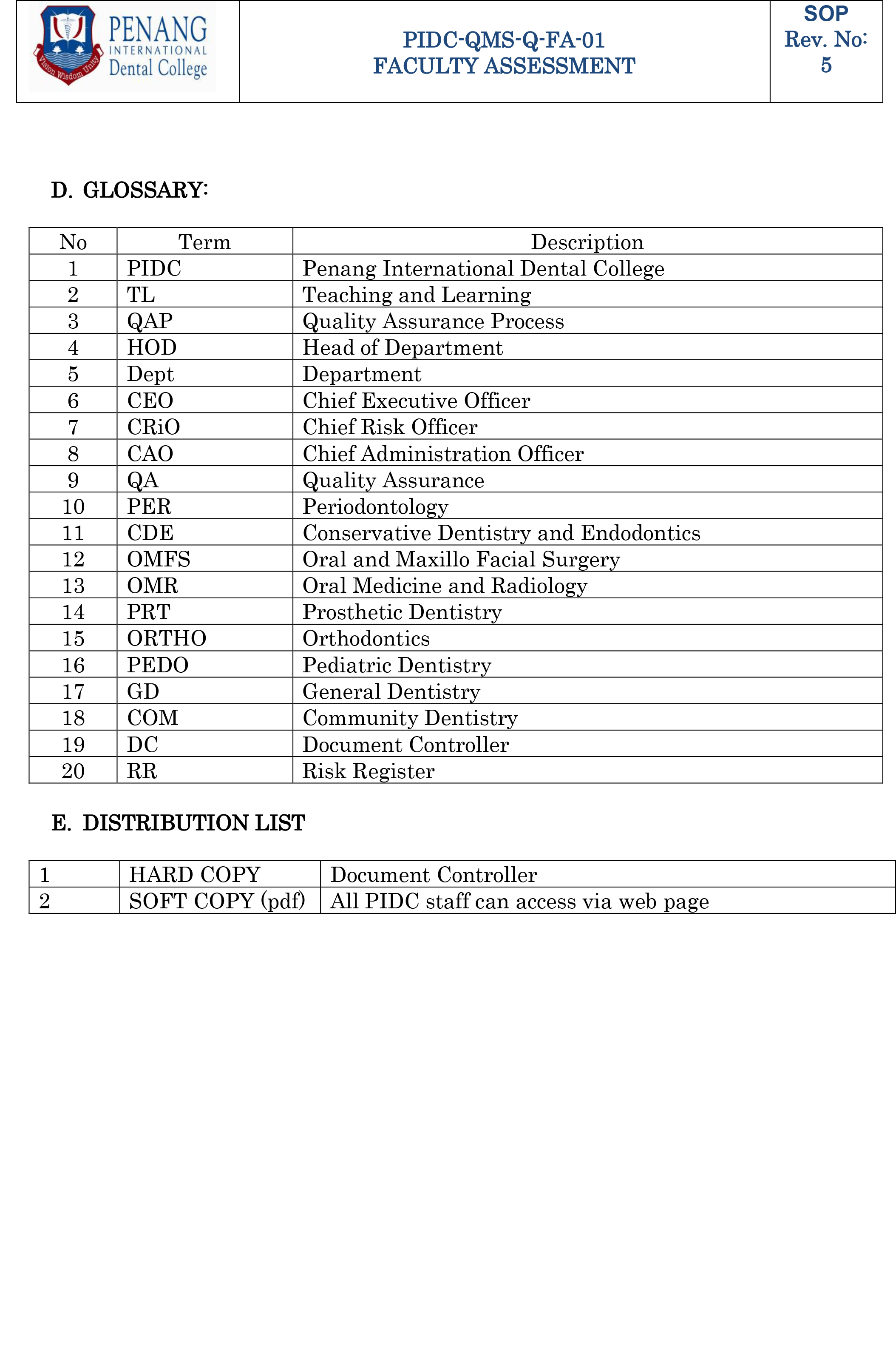 PIDC QMS Q FA 01 1
