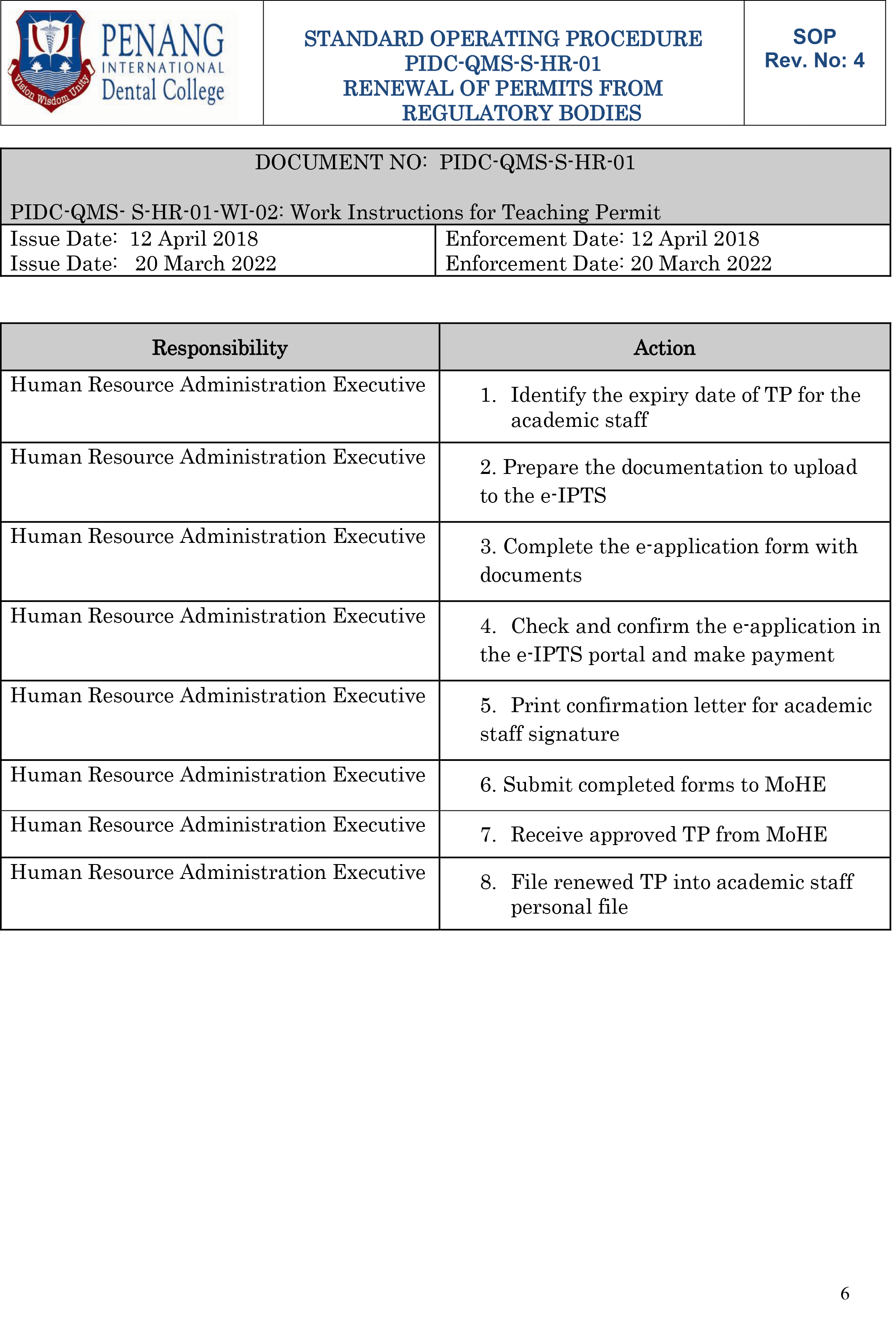 PIDC QMS S HR 01 1